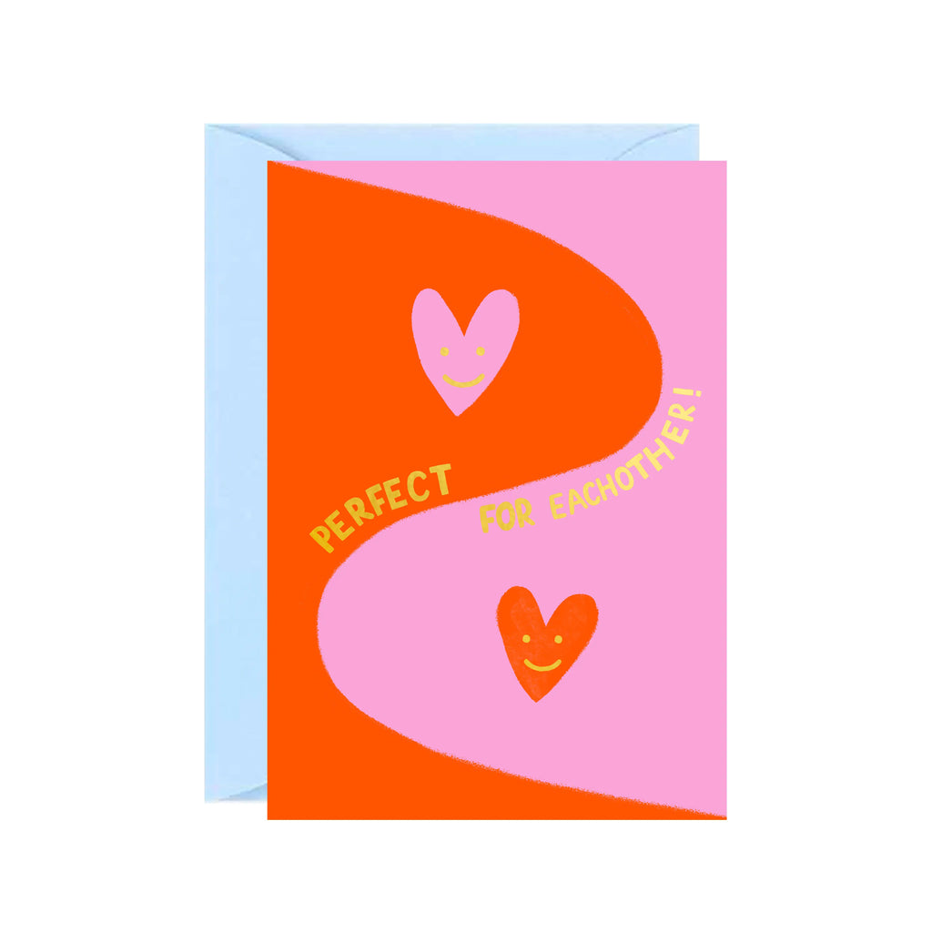 " Perfect For Each Other Yin Yang " Greeting Card