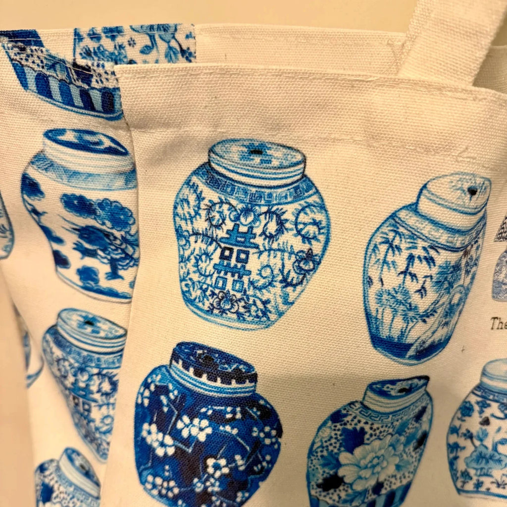 " Ginger Jars " Market Bag - The Ginger Jar Lamp Co.