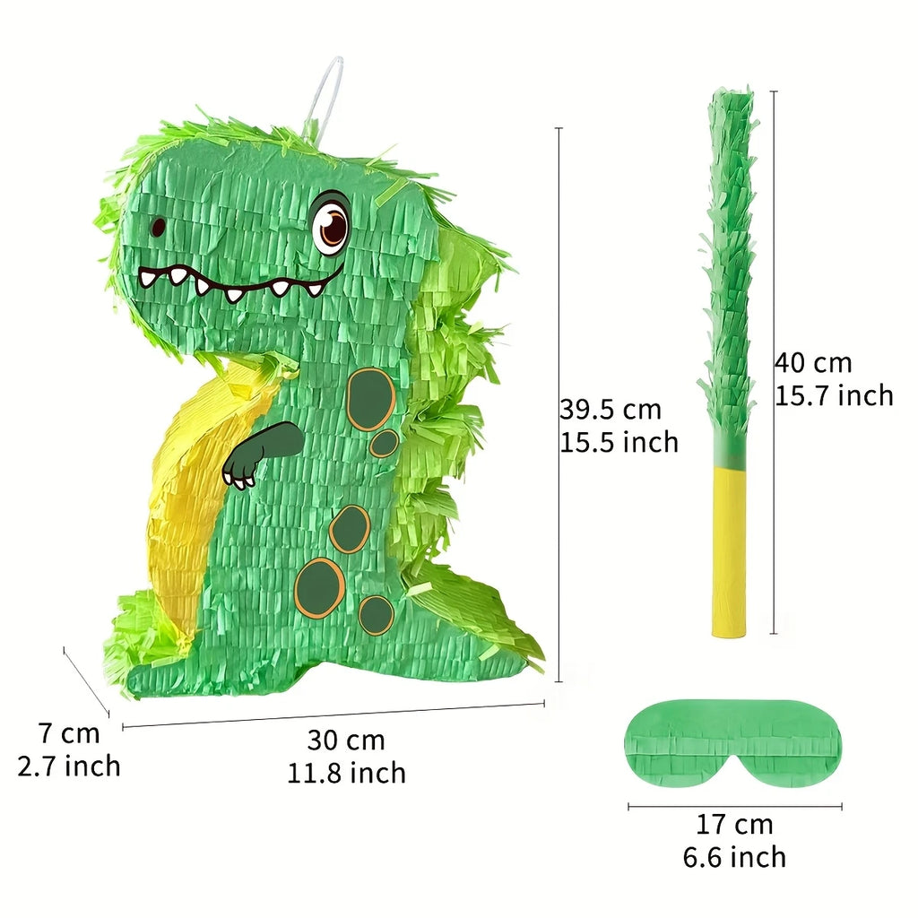 Kids Party Piñata Set - Dinosaur
