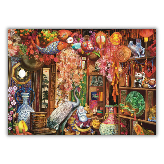 Product image of 1000pc Puzzle: Symbols of Good Fortune