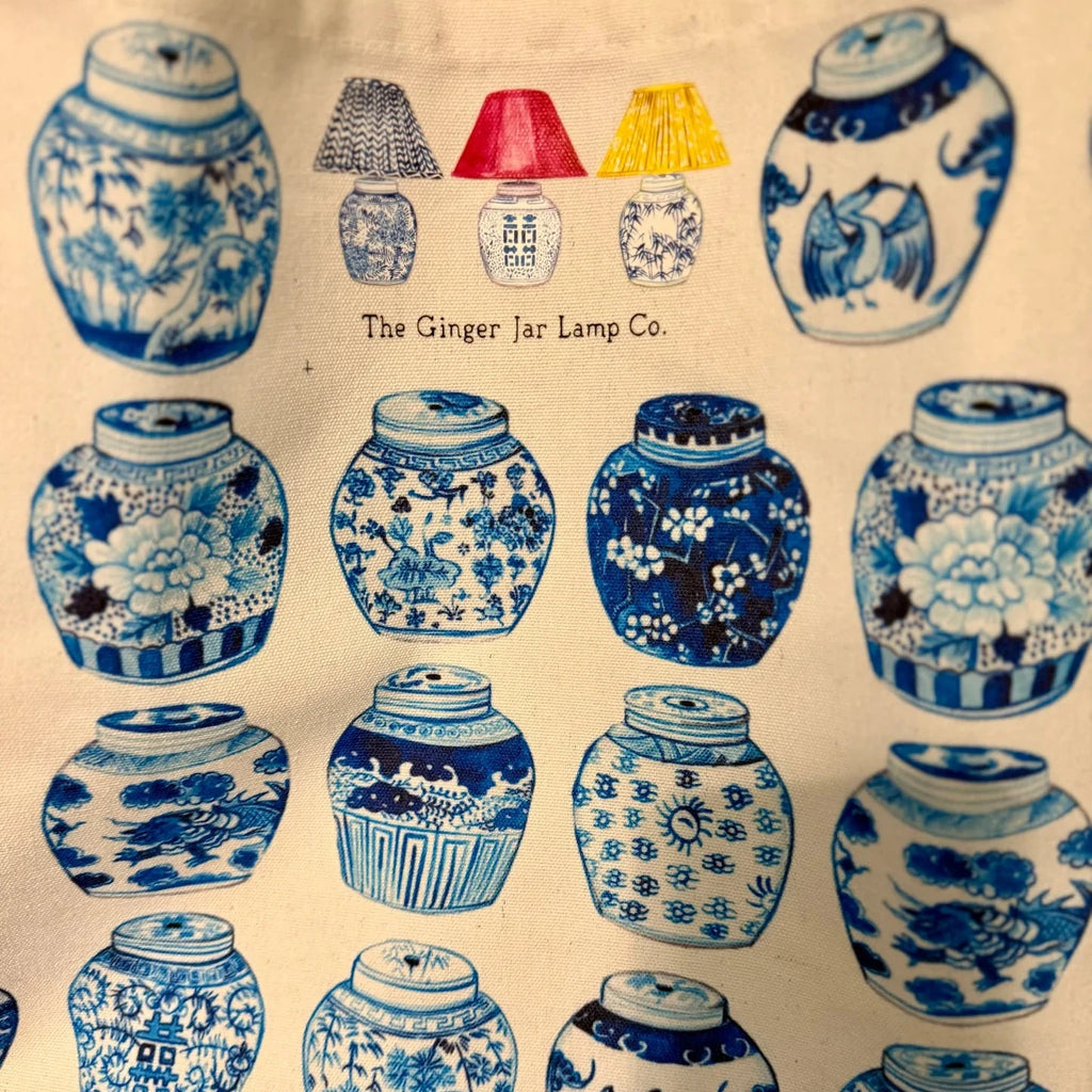 " Ginger Jars " Market Bag - The Ginger Jar Lamp Co.