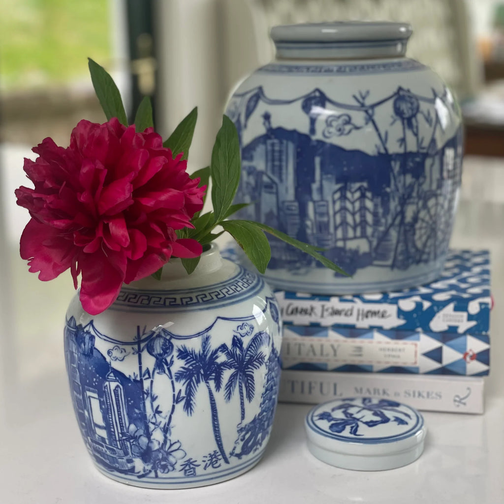 " Hong Kong Homage " Ginger Jar Mini - The Ginger Jar Lamp Co.
