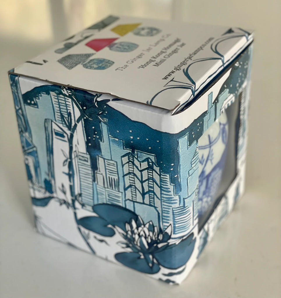 " Hong Kong Homage " Ginger Jar Mini - The Ginger Jar Lamp Co.