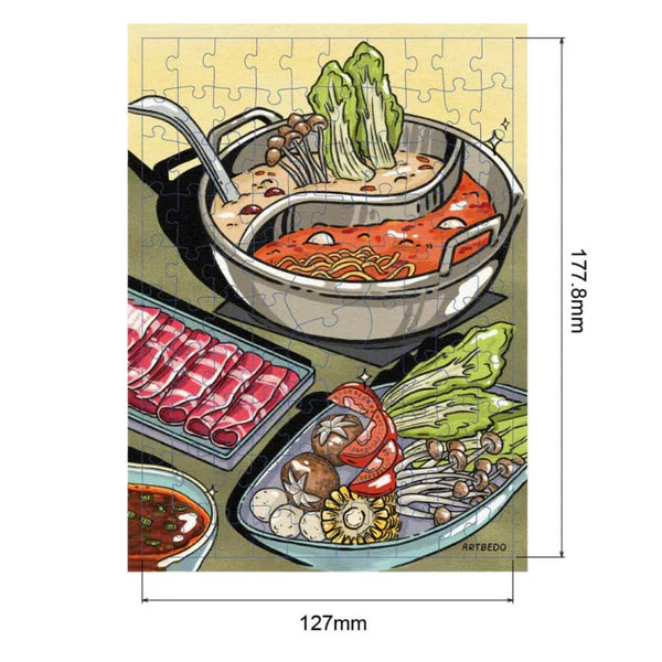 100pc Mini Puzzle: Hot Pot