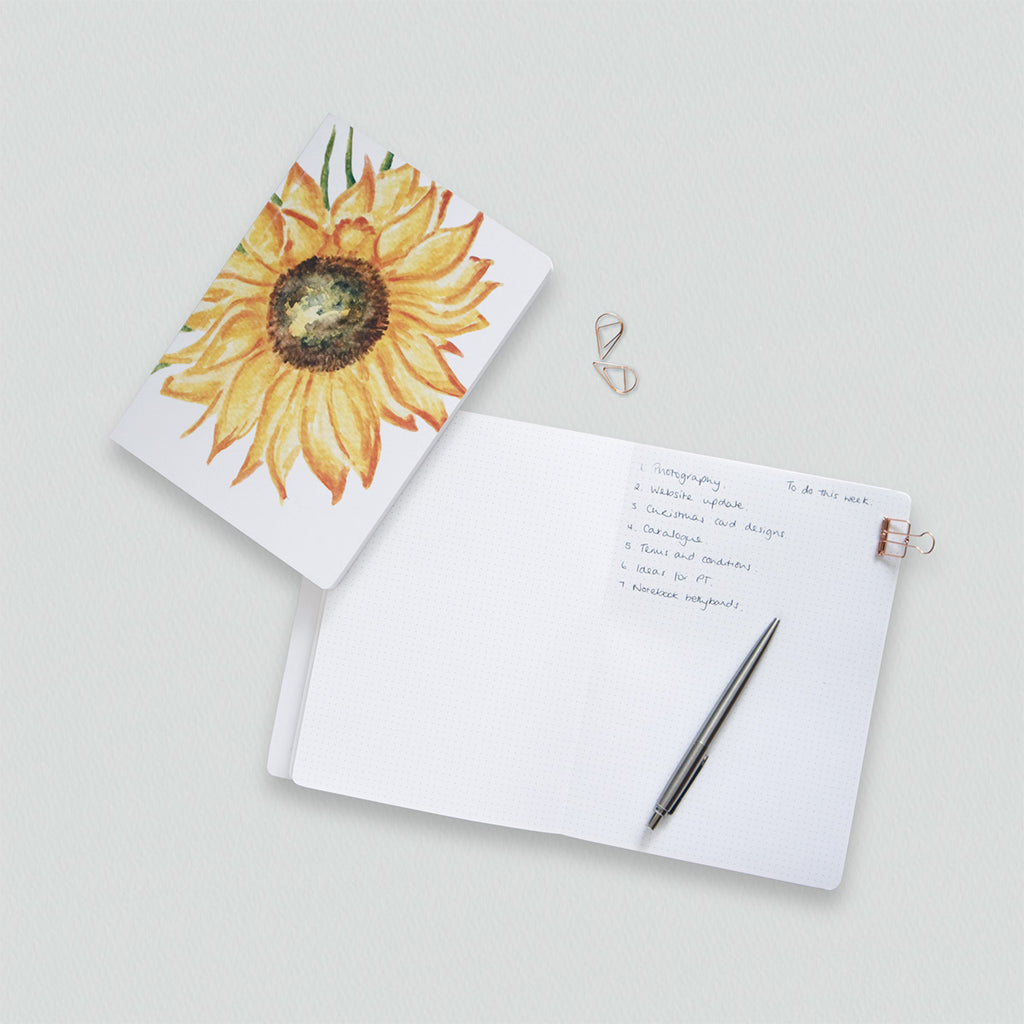 Sunflower Notebook