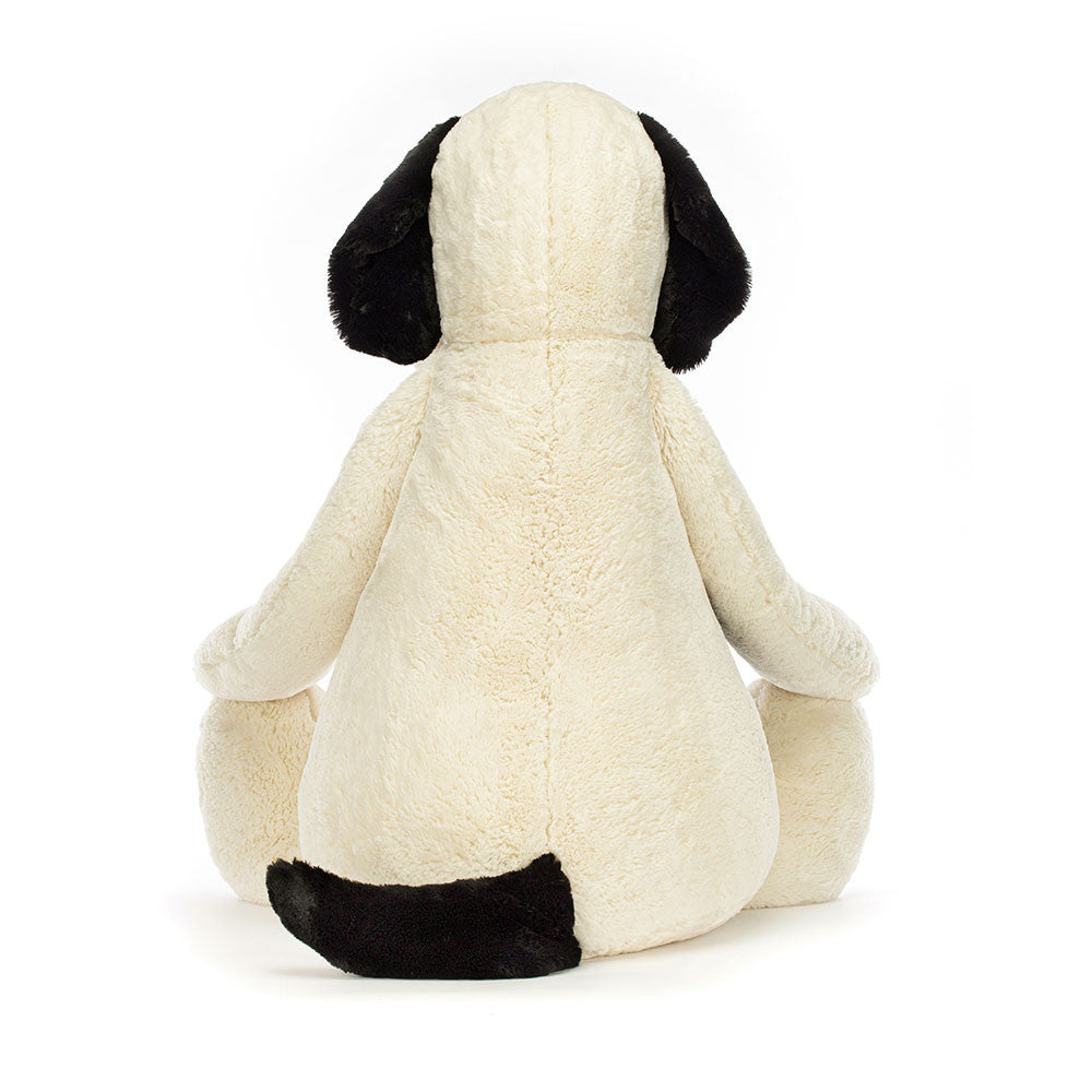 Jellycat Bashful Black & Cream Puppy Medium