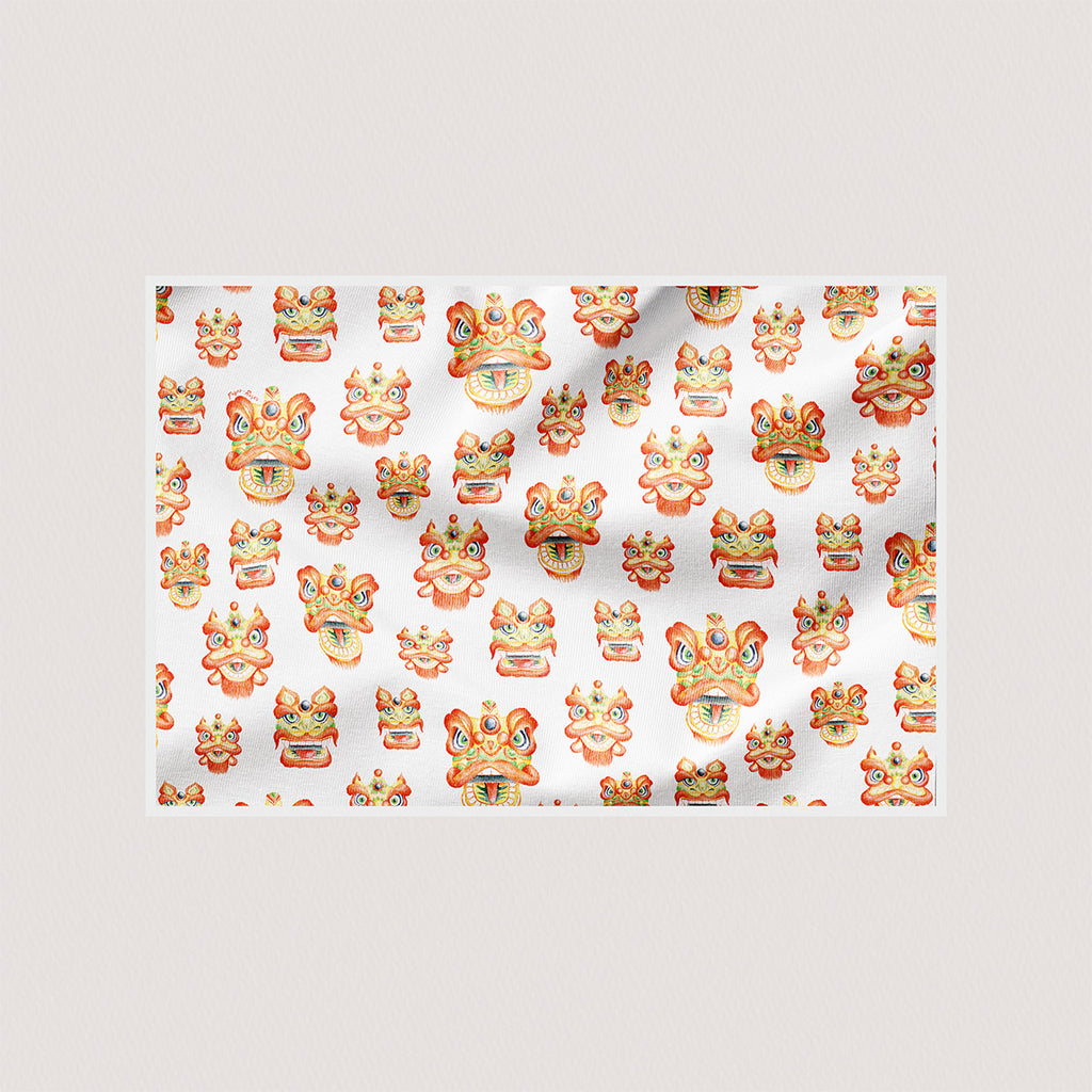 Lion Dance Baby Blanket