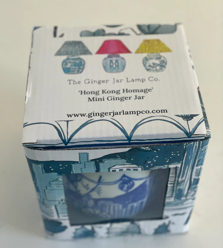 " Hong Kong Homage " Ginger Jar Mini - The Ginger Jar Lamp Co.