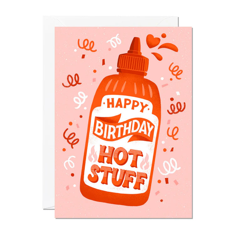 Hot Stuff | Birthday Card | Greeting Card | Hot Sauce Card