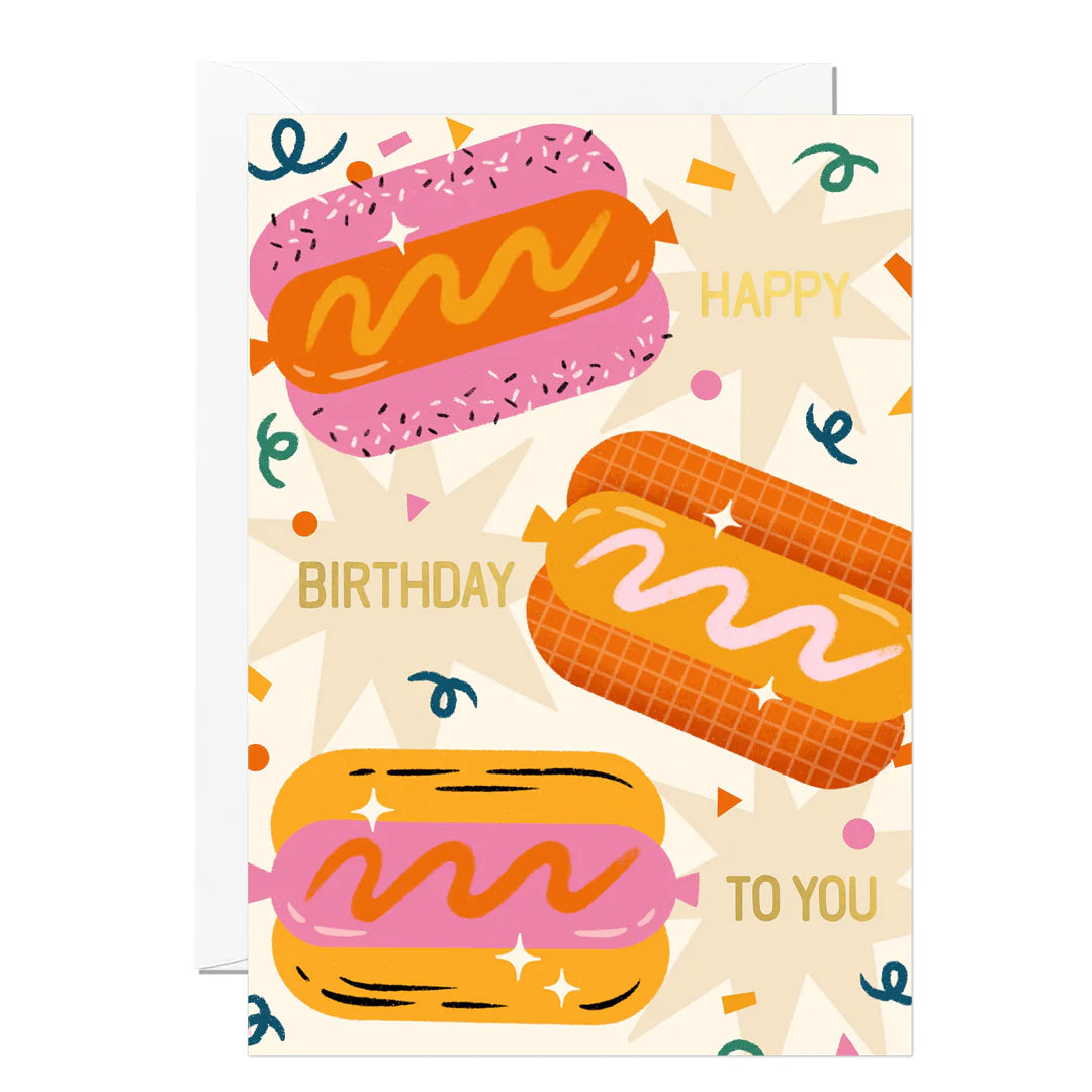 Product image of Hot Dog Birthday Card