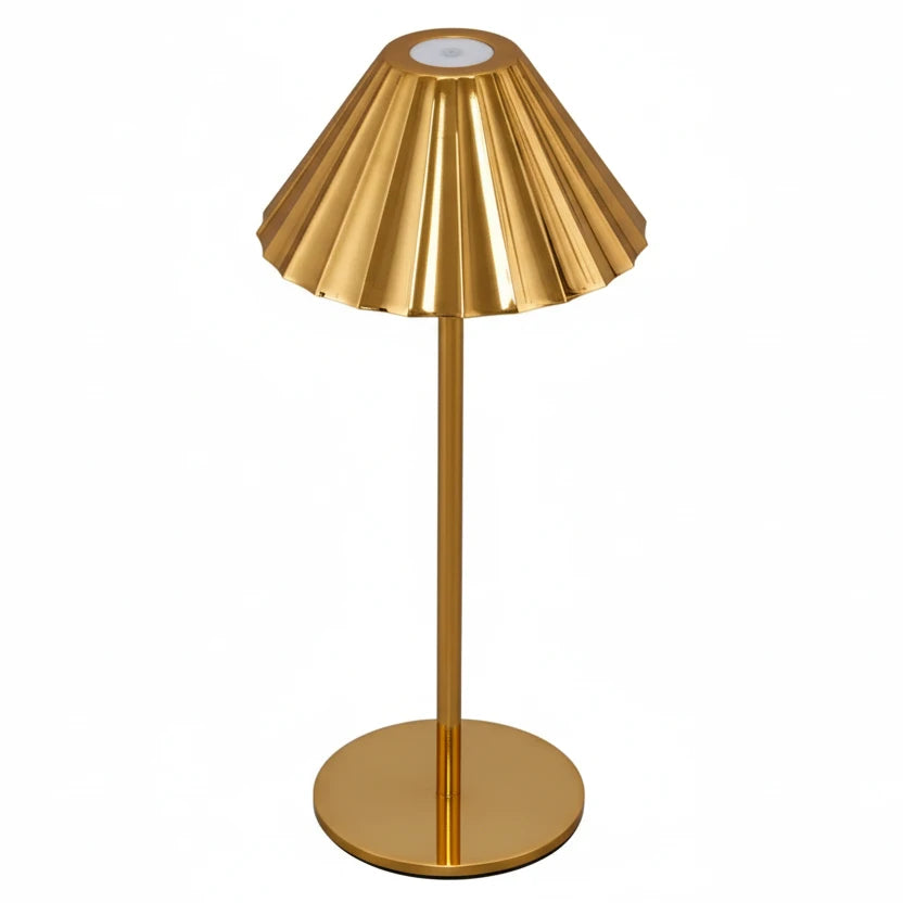 Brass Scallop Rechargeable Lamp