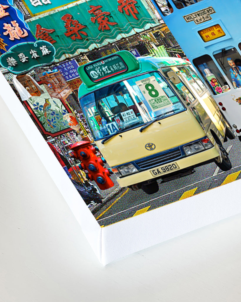 Hong Kong City Lights Artwork
