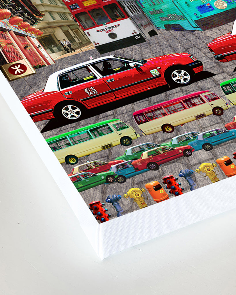 Hong Kong Taxi Artwork