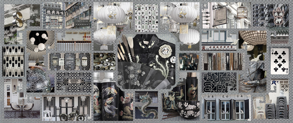 Chinese Lattice In Monochrome Limited Edition Artwork