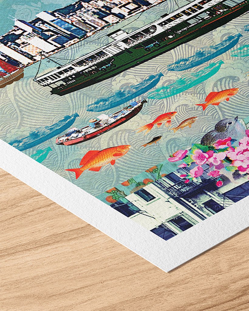 Hong Kong Ferry Artwork