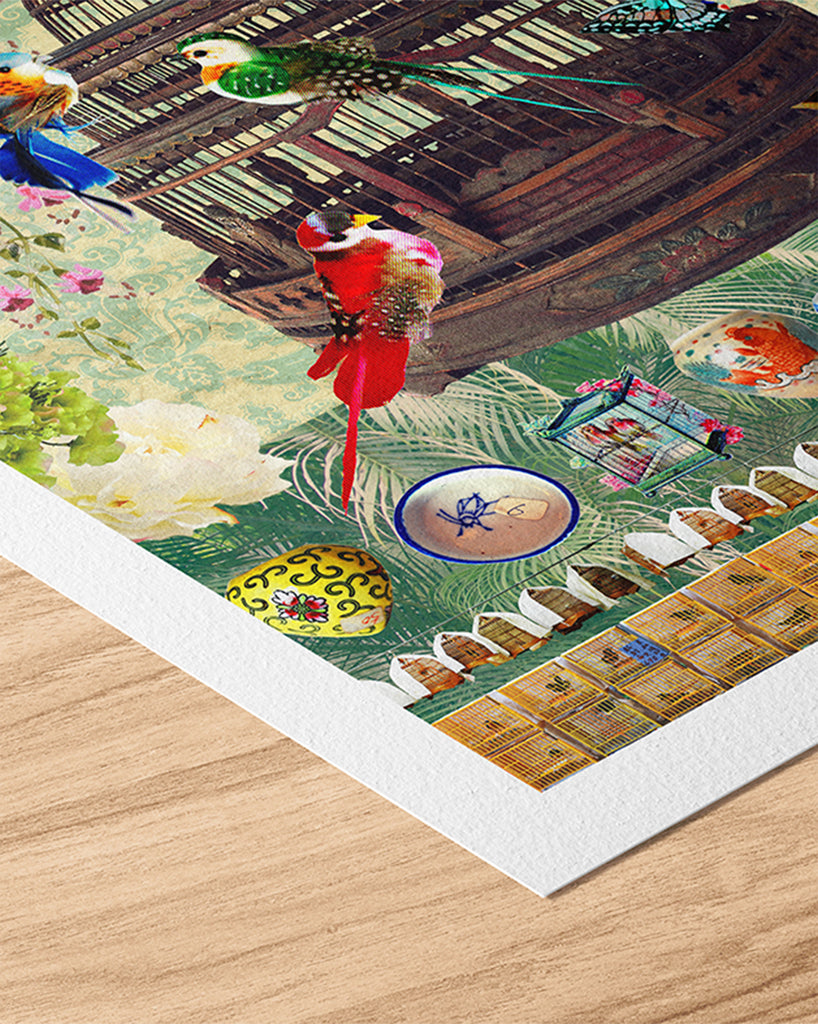 Bird & Flower Market Artwork
