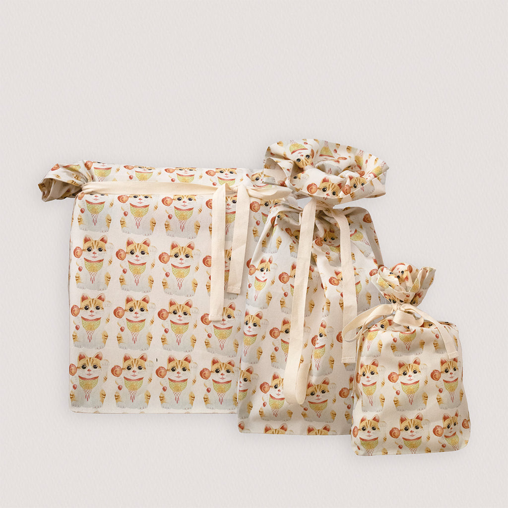 Lucky Cat Reusable Gift Bag