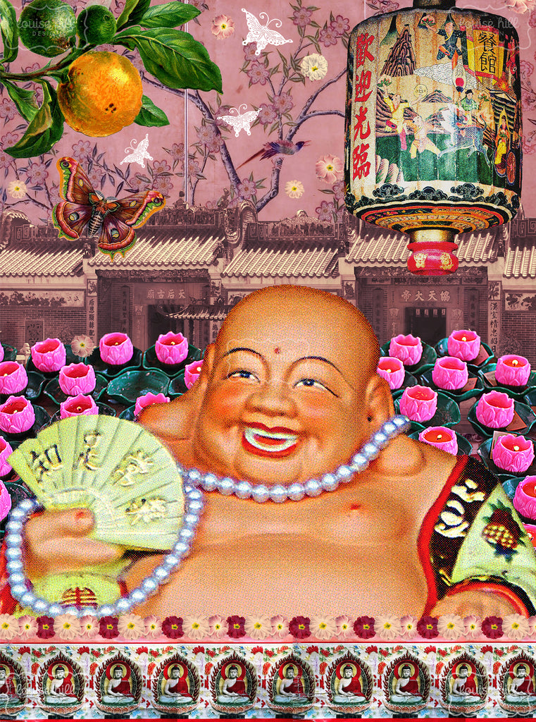 Happy Laughing Buddha Artwork