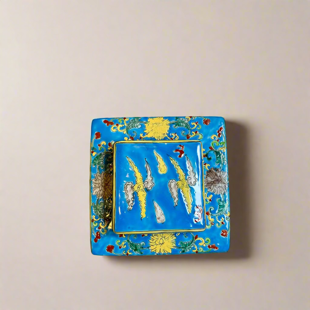 Phoenix Peranakan Ceramic Jar with Lid