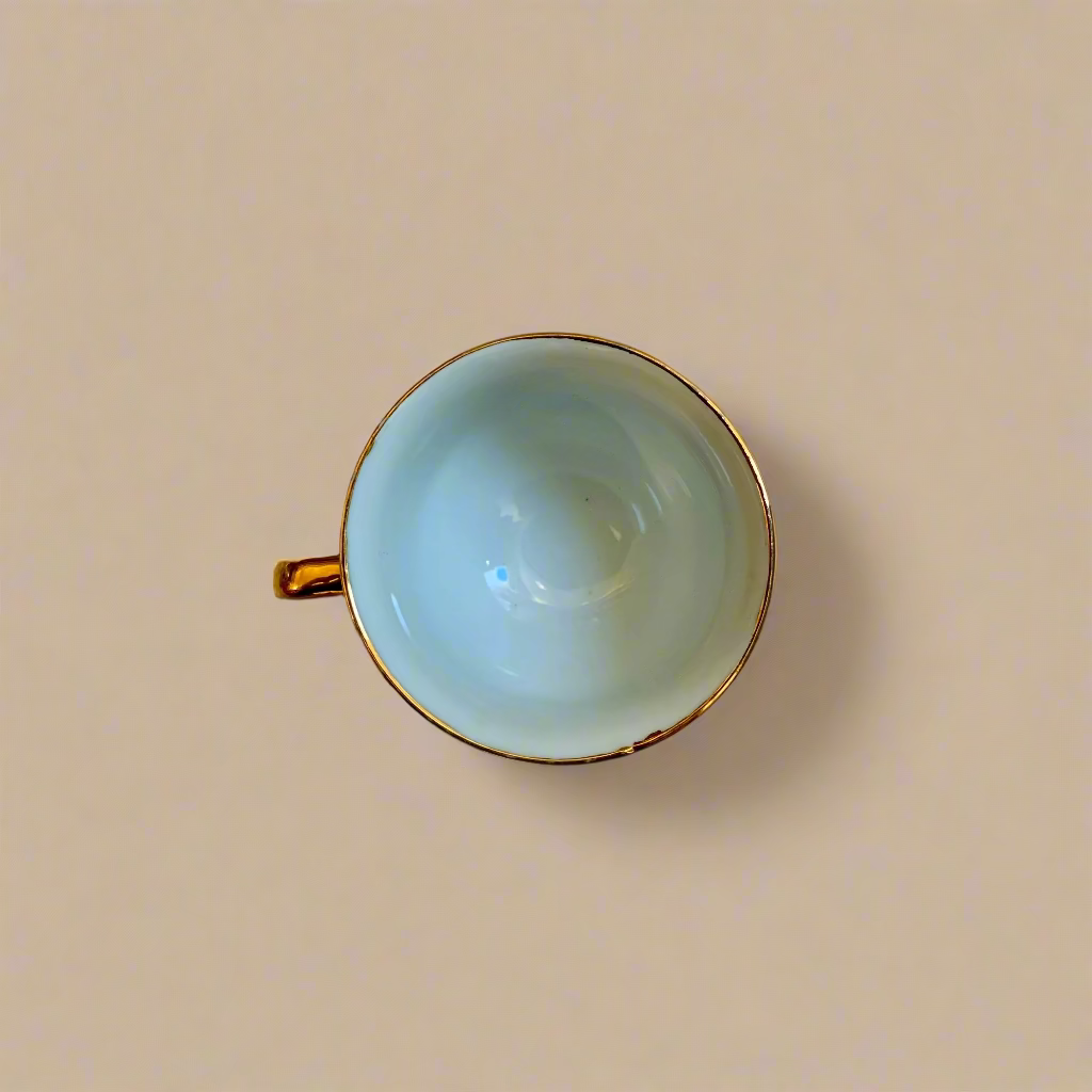 Gold Double Happiness Dragon & Phoenix Tea Set