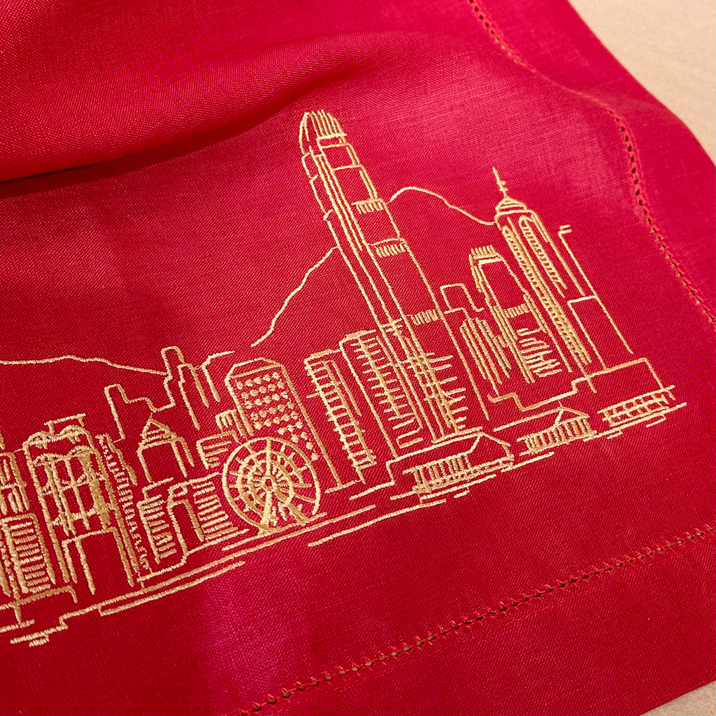 Hong Kong Linen Tea Towel - Limited Edition