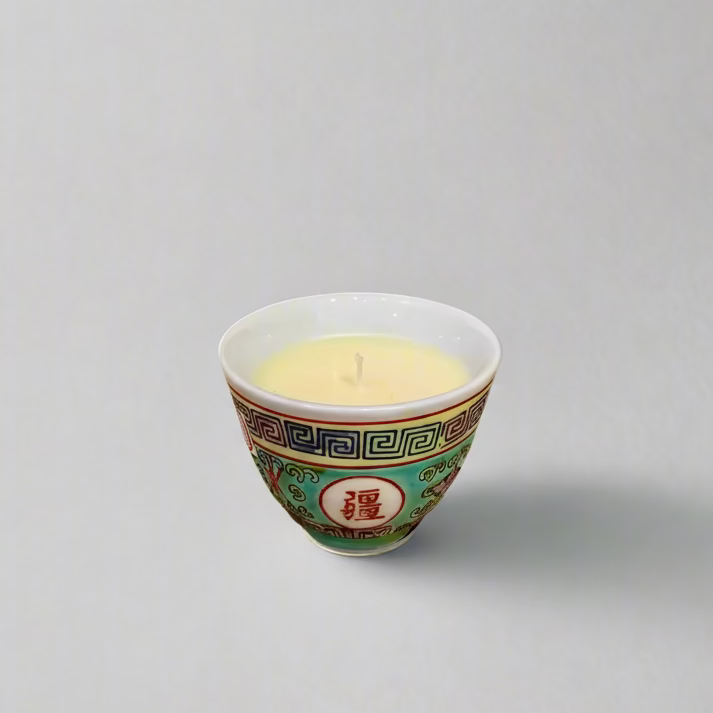 Chinese Tea Cup with Candle - Thorn and Burrow