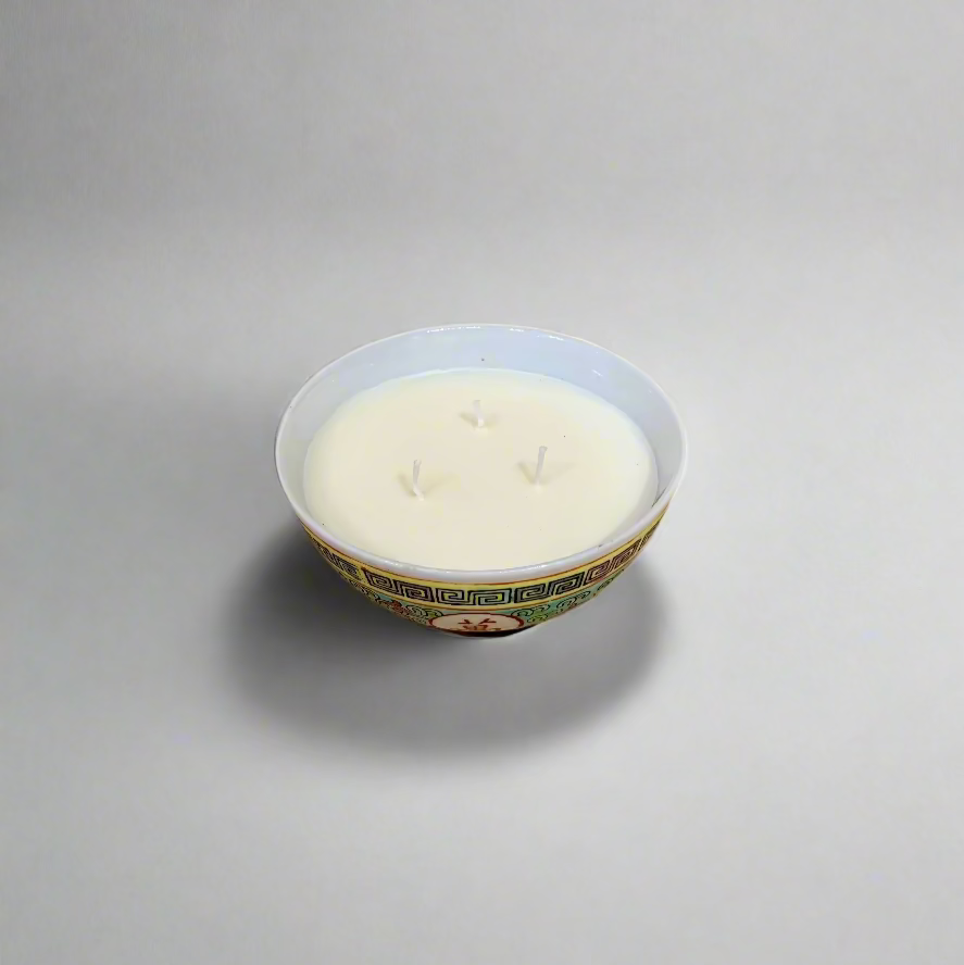 Chinese Rice Bowl with Candle