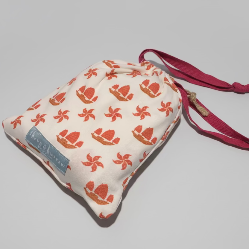 Hong Kong Zipper Romper Sleepsuit - Junk & Bauhinia - Thorn and Burrow