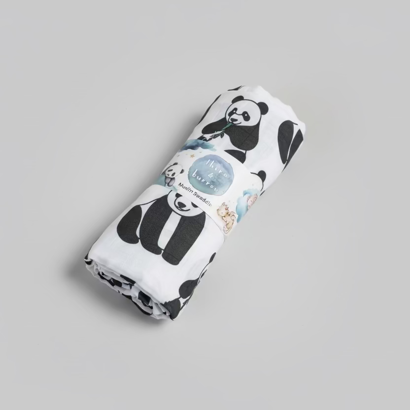 Hong Kong Swaddle Blanket - Panda