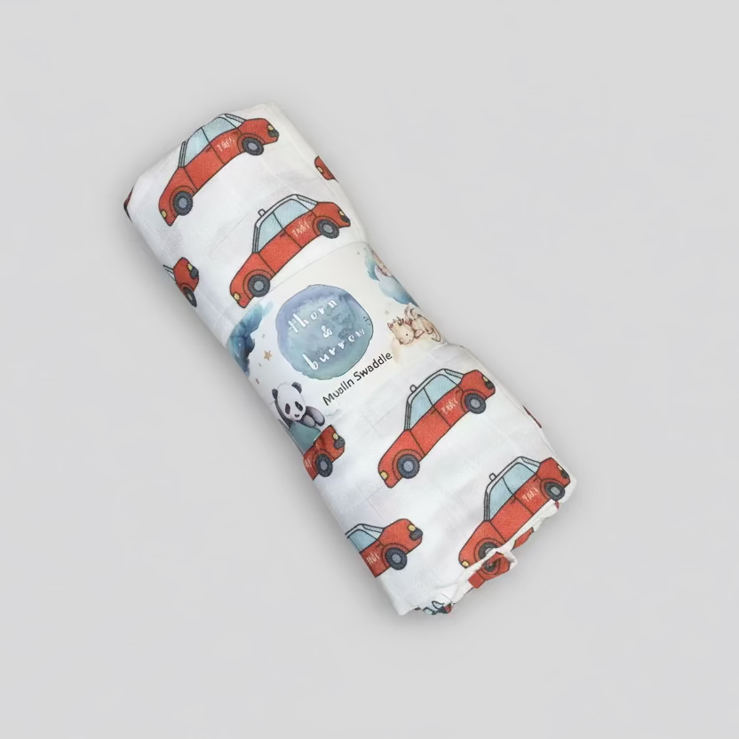 Hong Kong Swaddle Blanket - Taxi