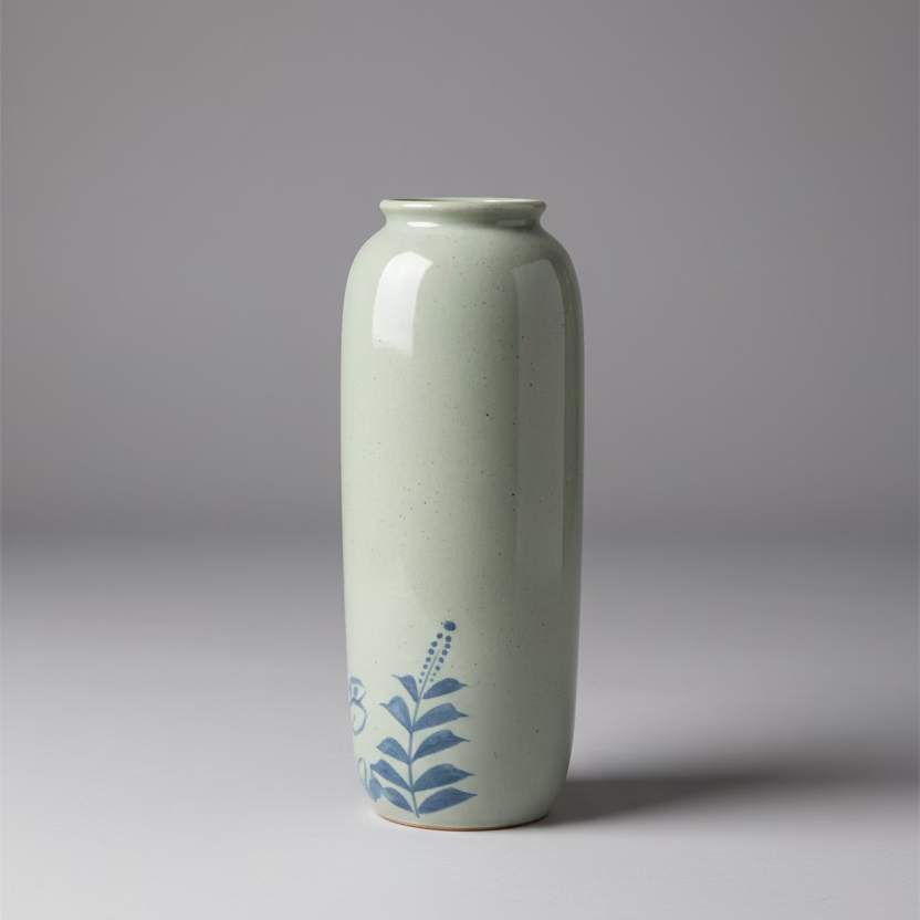 Chinese Art Ceramic Table Vase