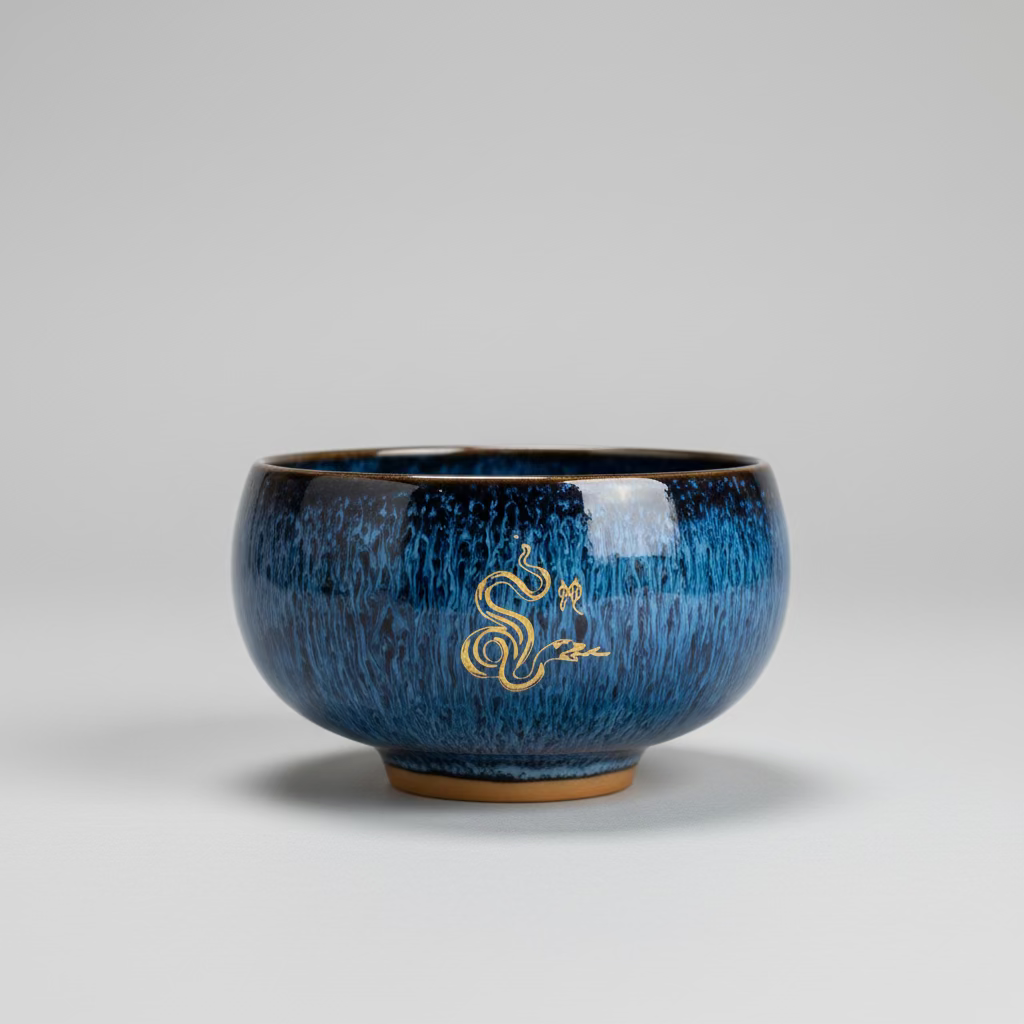 Chinese Zodiac Ceramic Teacup Candle in Gift Box