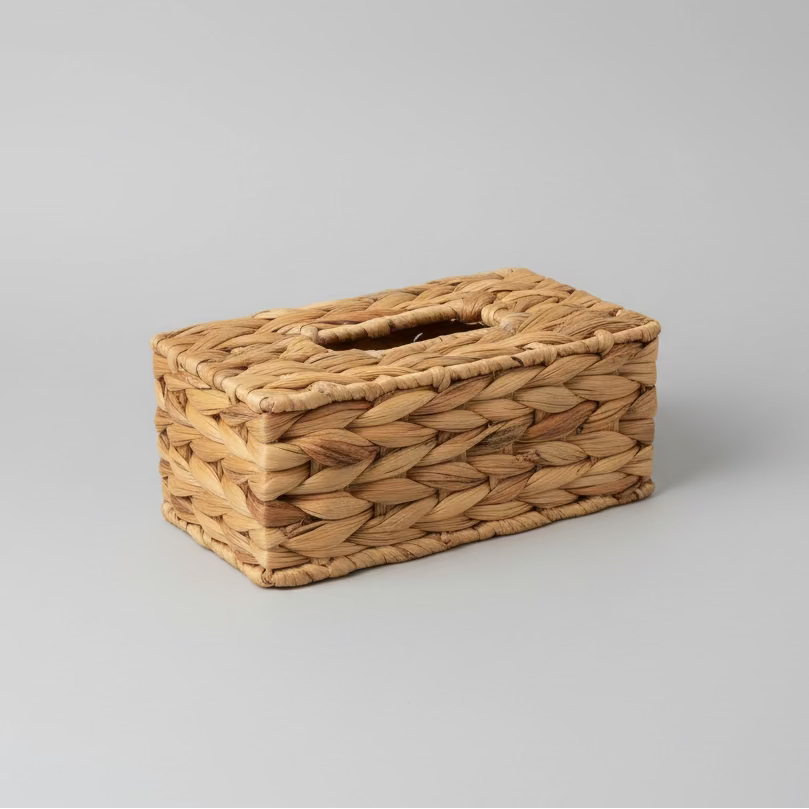 Woven Rattan Tissue Holder Collection