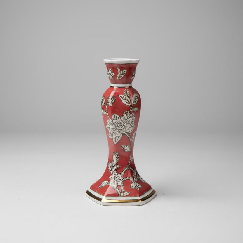 Floral Ceramic Candle Holder