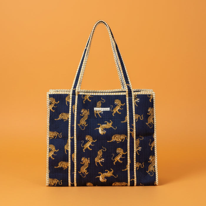Indian Hand Block Printed Tote Bag