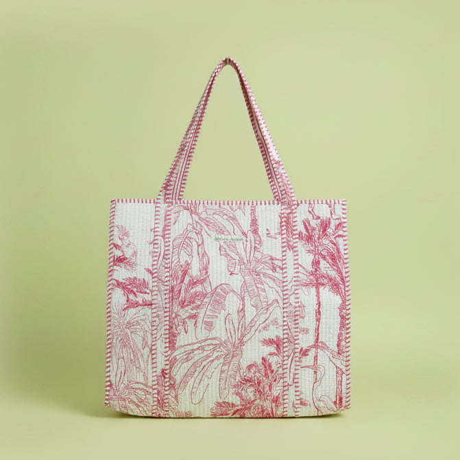 Indian Hand Block Printed Tote Bag