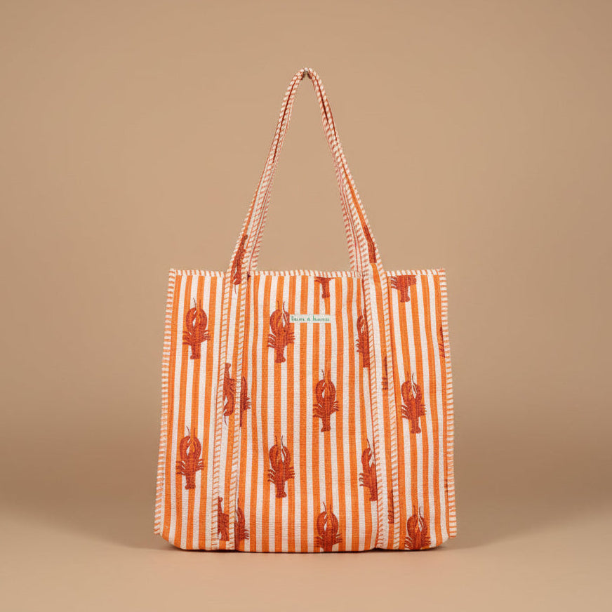 Indian Hand Block Printed Tote Bag