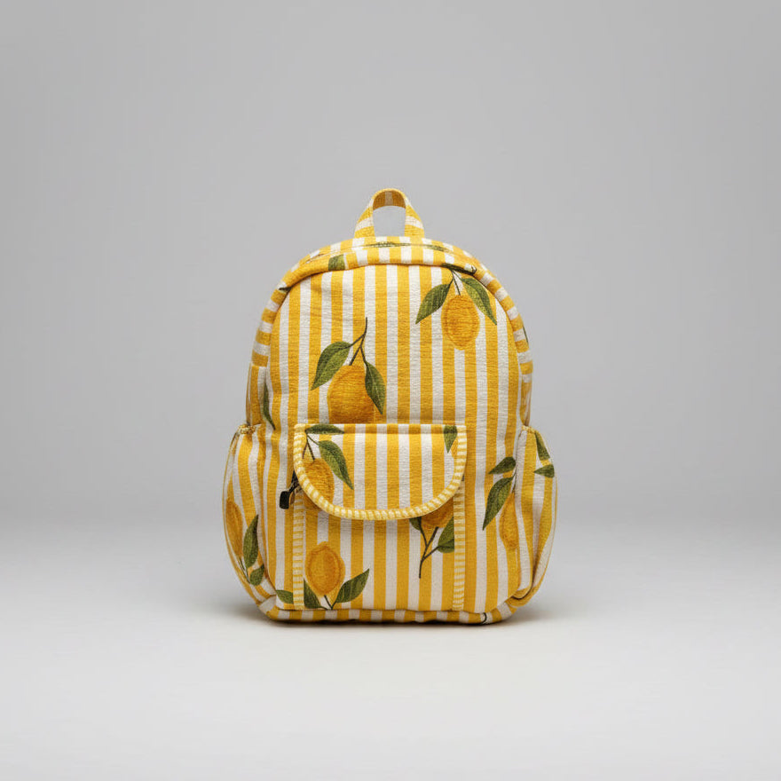 Indian Hand Block Printed Backpack