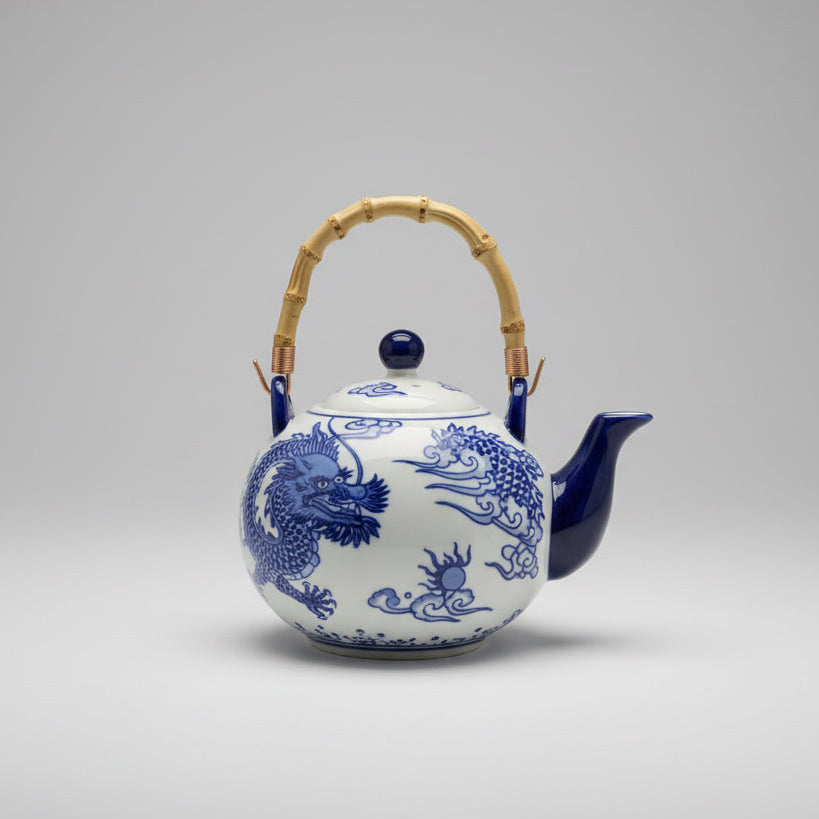 Blue and White Ceramic Teapot Collections