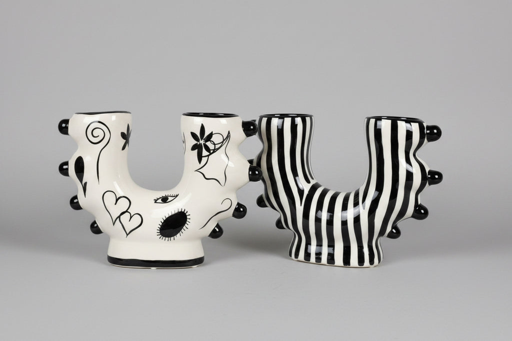 Flower Child Ceramic Vase Collection