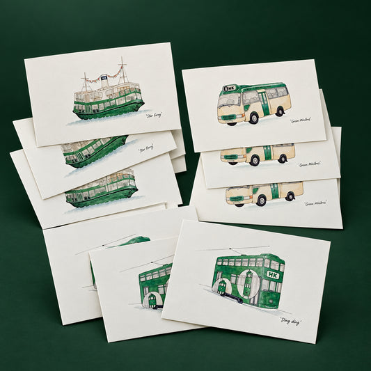 Product image of HK Transport Card Pack (6 Notecards)