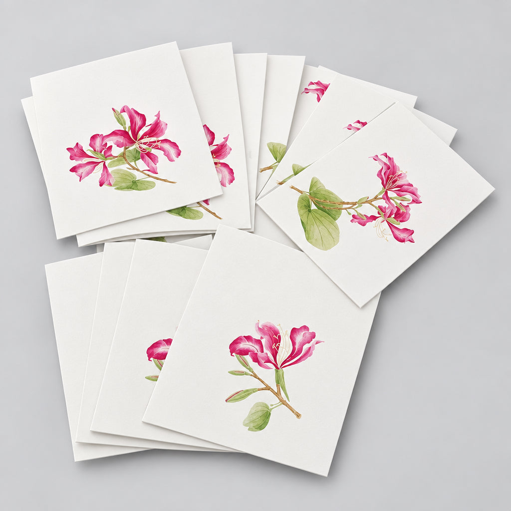 Bauhinia Card Pack (6 Notecards)