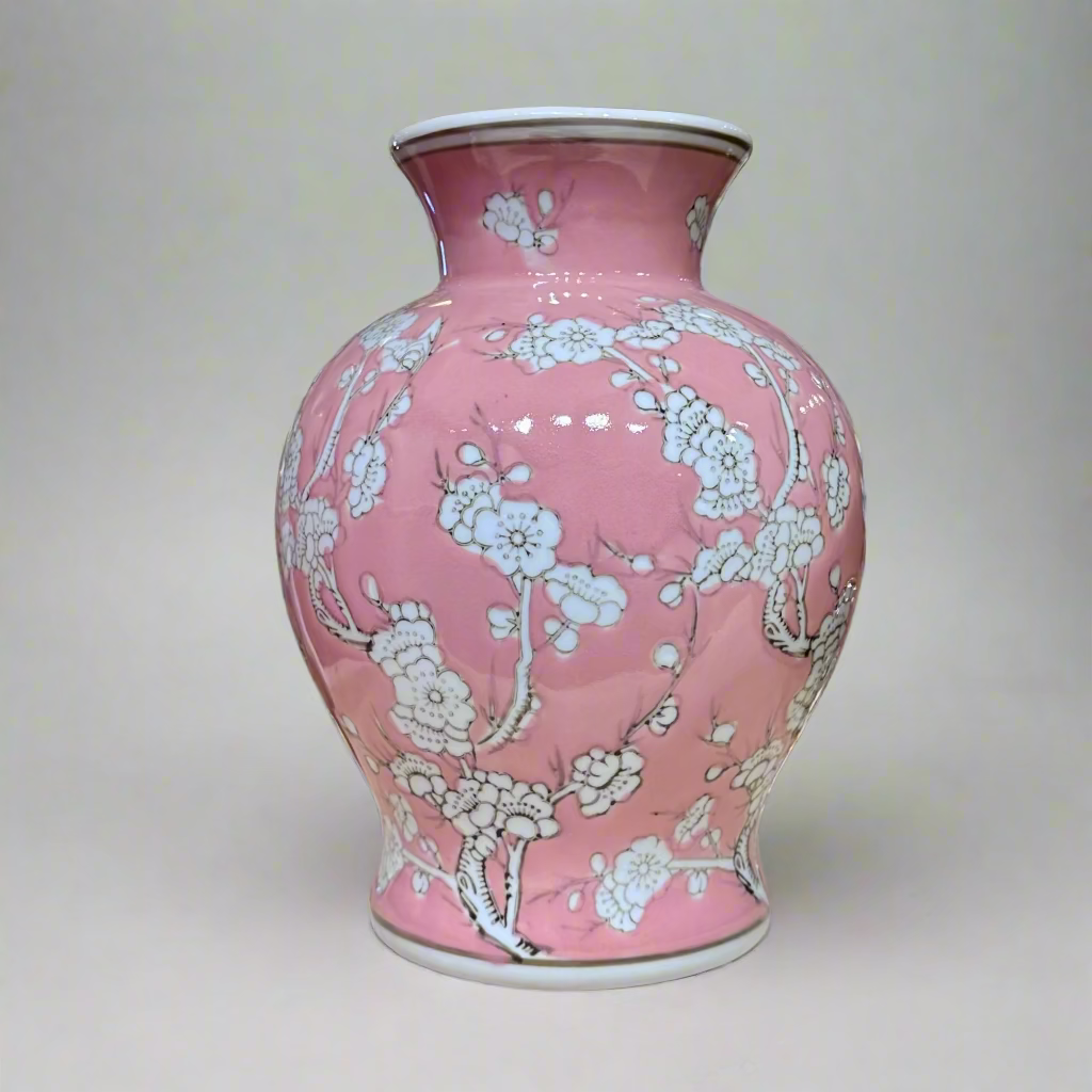 Lara Flora Ceramic Vase - Pink Buds