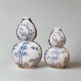 Blue & White Double Gourd Ceramic Vase