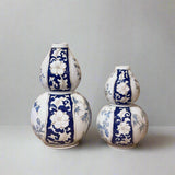 Blue & White Double Gourd Ceramic Vase