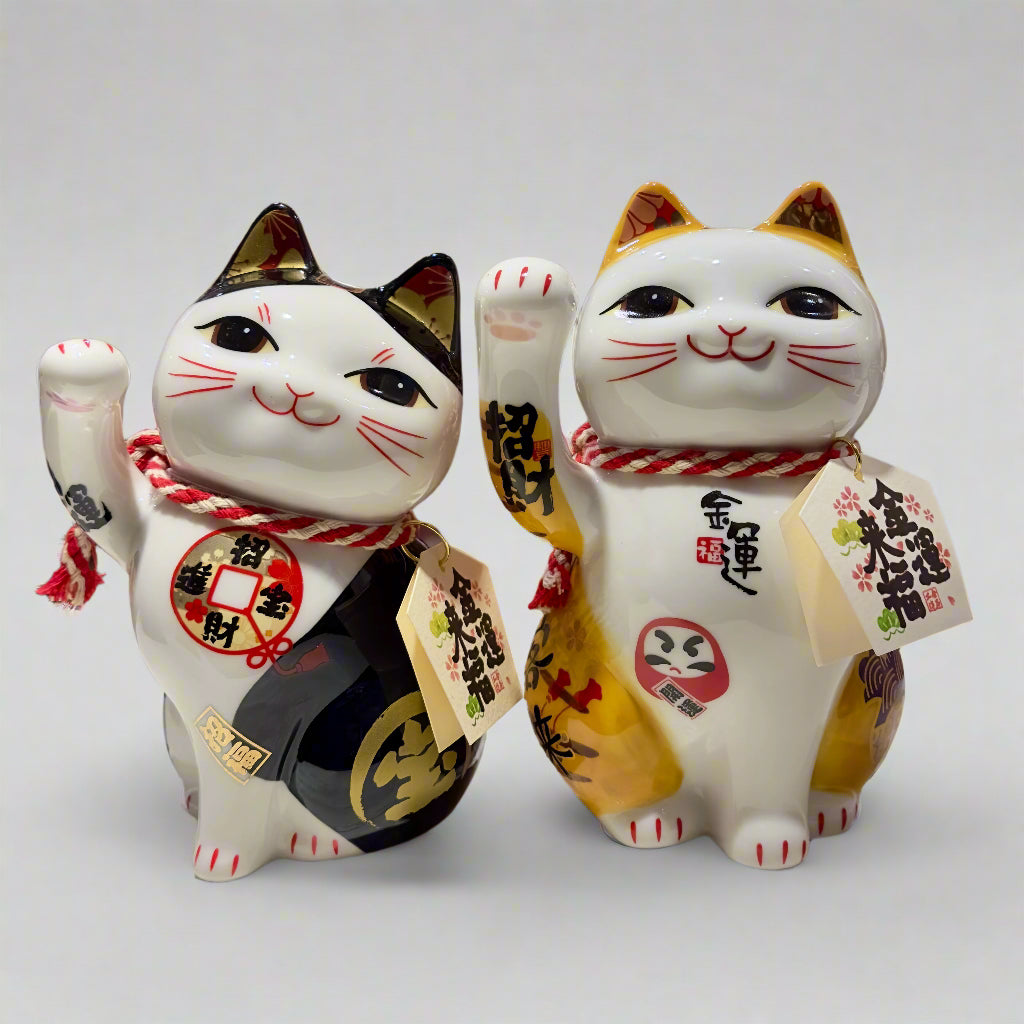 Ceramic Lucky Cat Money Bank