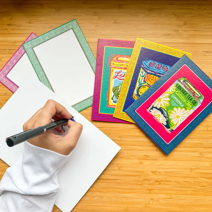 Boxed Notecards : Vintage Tea Lovers (Set of 8)