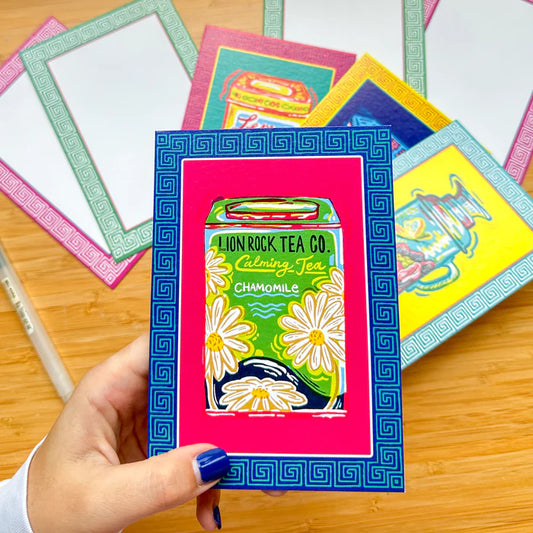 Product image of Boxed Notecards : Vintage Tea Lovers (Set of 8)
