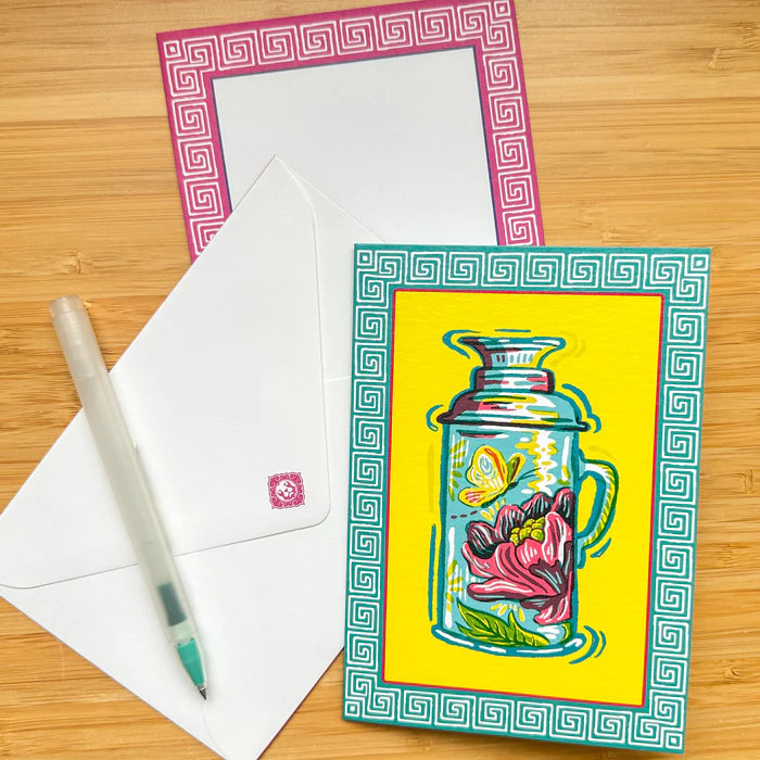 Boxed Notecards : Vintage Tea Lovers (Set of 8)