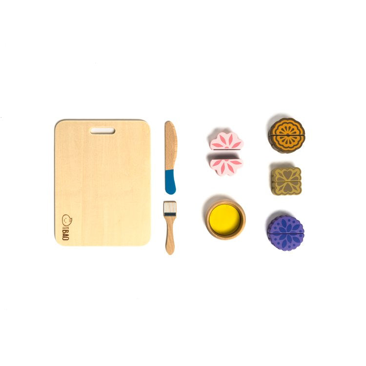 Wooden & Magnetic Mooncake Toy Set
